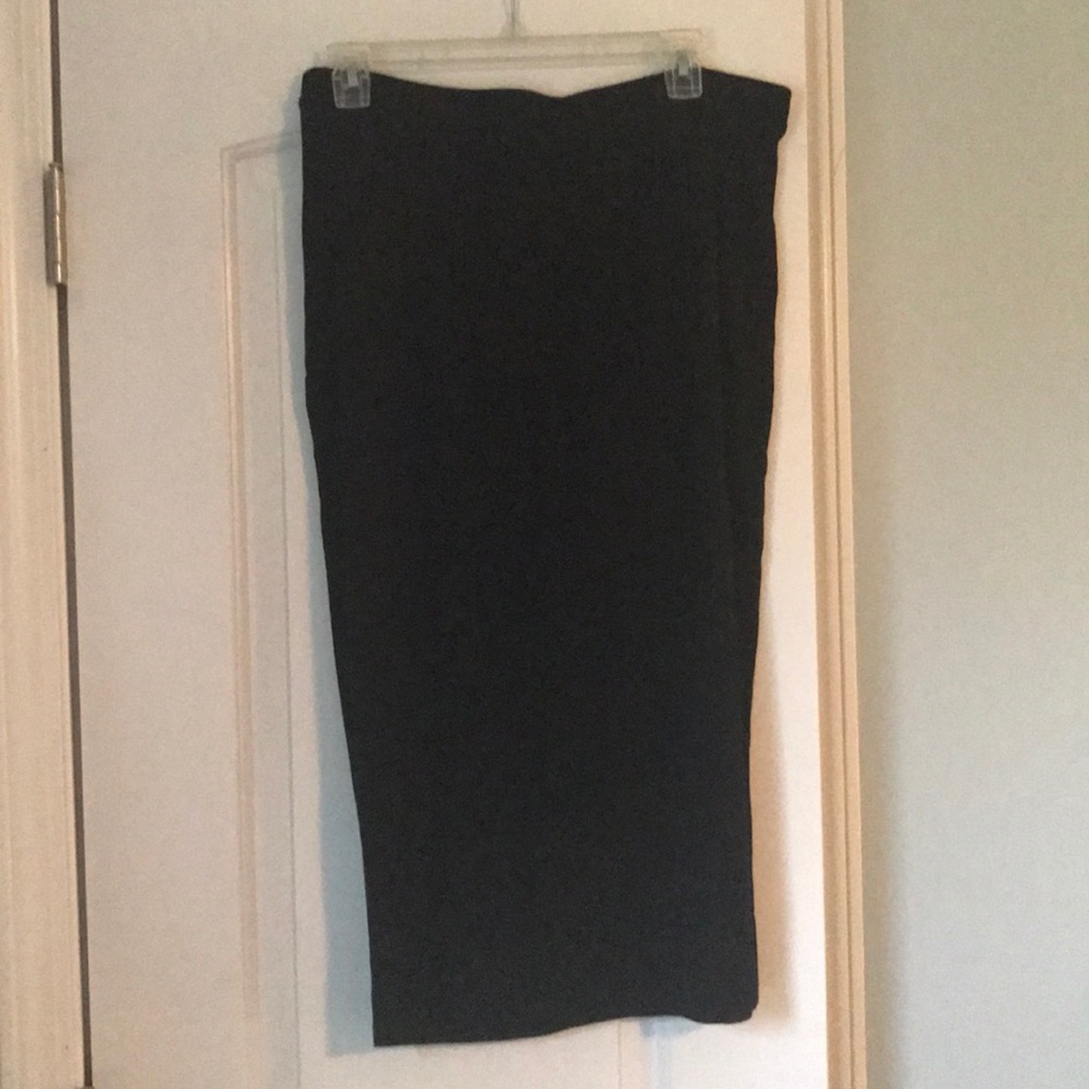 Marry M black midi pencil skirt - XL
